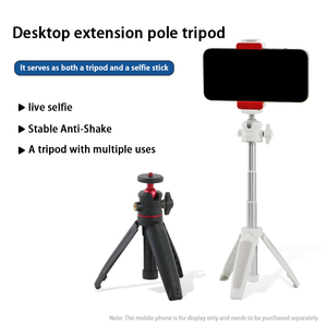 Mini trépied pour <span class=keywords><strong>selfie</strong></span>, bâton portable adapté à la caméra d'action OSMO 360 Action5pro4, photographie, extension de <span class=keywords><strong>selfie</strong></span>, support de tige - Product Image 2
