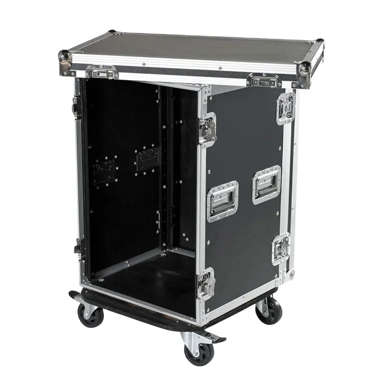 Twee Deuren 16 Ruimte 16U 18 Diepe Zware 38 Ata Amp Rack Case Aangepaste Speaker Aluminium Case Fabriek Direct supply