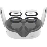 Lentilles optiques personnalisées améliorées pour la myopie, cadre magnétique à 3 points compatible avec les casques VR 3/3S et 2