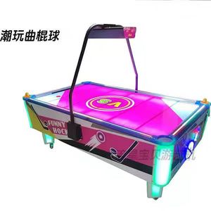 Kim loại không khí Hockey bảng thể thao phong cách đồng xu Pusher trung tâm trò chơi Arcade trong nhà hoạt động đồng xu cho người lớn - Product Image 3