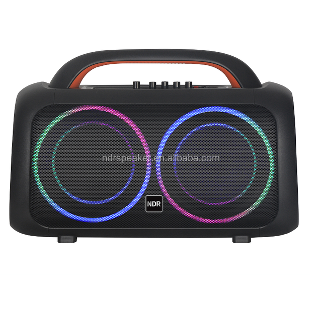 NDR-Q66 Portable Rechargeable LED Party Box Speaker