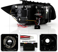 Pour BMW Série 1 (E87/E81/E82/E88) 2004-2013, ensemble de phares LED, remplacement de phare de voiture, pièces automobiles fournies par l'usine - Une paire