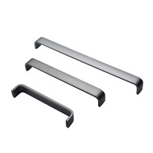 Cabinet Handle Cabinet Handle Wholesale Matte Black Aluminum Square Bar Kitchen Cabinet Handle And Knob Drawer Pull