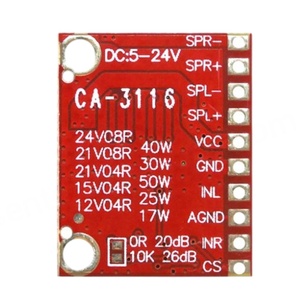 CA-3116 50Wx2 บอร์ดเครื่องขยายเสียงดิจิตอล 4-24V100W Super TDA7492TPA3116d2 - Product Image 3