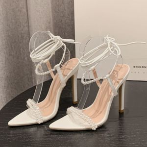 Escarpin A Talon allacciati <span class=keywords><strong>tacchi</strong></span> A spillo di perle di moda <span class=keywords><strong>con</strong></span> cinturino alla caviglia <span class=keywords><strong>con</strong></span> <span class=keywords><strong>tacchi</strong></span> di tendenza <span class=keywords><strong>arancioni</strong></span> - Product Image 5