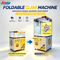 Machine à griffes pliable pour jouets en peluche, jeu d'arcade, économique pour les frais de transport, installation facile, haute rentabilité