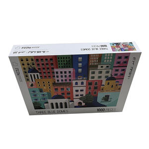 <span class=keywords><strong>Puzzle</strong></span> en papier personnalisé de 1000 pièces avec sac en tissu - Jouet DIY imprimé en 4 couleurs CMYK - Product Image 5