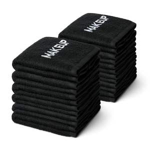 Toallas de Maquillaje Hipoalergénicas Altamente Personalizadas para Salón de Belleza, Secado Rápido, Logotipo Bordado, Resistentes a la Decoloración, Turbante para Uñas, Toallas de Algodón para Baño - Product Image 2