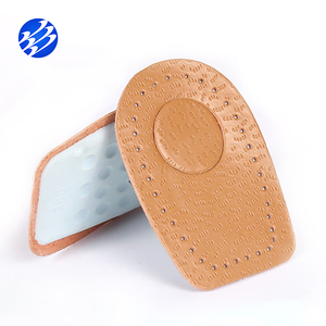 Aider à soulager la douleur au pied Tasses à talons en cuir pour les <span class=keywords><strong>éperon</strong></span>s calcanéens - Product Image 4