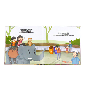 Cuốn Sách Nhà Sản Xuất Tùy Chỉnh Tự Xuất Bản Dịch Vụ In Ấn Trẻ Em Cuốn Sách In Ấn Bìa Cứng Hình Ảnh Câu Chuyện Trẻ Em Cuốn Sách - Product Image 5