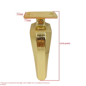 Semplice divano in metallo di lusso piedi armadio TV comodino supporta High-End gambe da tavolino elegante decorazione mobili - Product Image 3