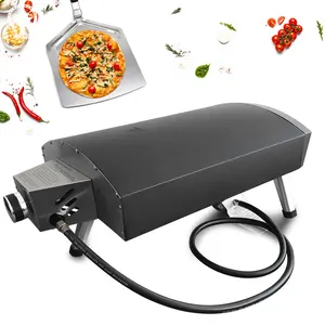 EUA mini portátil outdoor camping tabletop churrasco grelhas ao ar livre jardim cozinha aço inoxidável pequeno Gás Pizza Forno