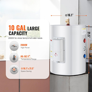 <span class=keywords><strong>Chauffe</strong></span>-<span class=keywords><strong>eau</strong></span> électrique, contrôle à bouton, connexion latérale étanche IPX4, <span class=keywords><strong>chauffe</strong></span>-<span class=keywords><strong>eau</strong></span> à la demande pour douche, bain - Product Image 2