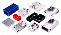 Boîtier de protection pour dispositif de sécurité hydraulique et pneumatique, usinage CNC, anodisation de l'aluminium, conception OEM