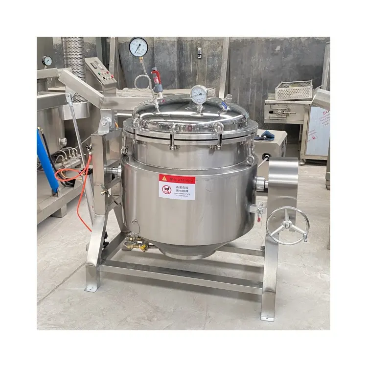 新しいデザイン食品調理ミキサー機チリソース調理ミキサー機器メーカー