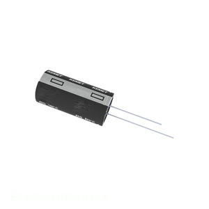 Condensador de Canal de Fabricante, Aluminio, 10uF, 20%, 400V, Radial, de Montaje Pasante, ESX106M400AH4AA - Product Image 1