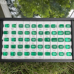 <strong>Emerald</strong> Cut Lab Grown Colombian <strong>Emerald</strong> Real <strong>Emerald</strong> Stones Gemstone <strong>Beads</strong> for Jewelry Making - Product Image 2