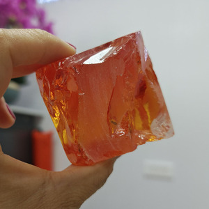 พลอยเพทชินไนต์สีเซอร์คอน หินดิบสังเคราะห์ คิวบิกเซอร์โคเนีย สำหรับทำเครื่องประดับ DIY - Product Image 5