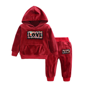 Vêtements pour enfants automne-hiver 2021, ensemble de survêtement sportif pour garçon, ensemble décontracté pour garçon - Product Image 1