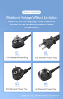 Adaptador Inyector POE con Carcasa de Plástico OEM/ODM, 30W 52V 0.58A, 2 Puertos RJ45, Switches de Red Ethernet 10/100/1000Mbps