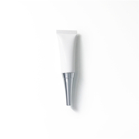 Tube cosmétique souple blanc vide de 10g, petit format, 10ml, pour crème contour des yeux, recyclable, avec bouchon à vis, en PE