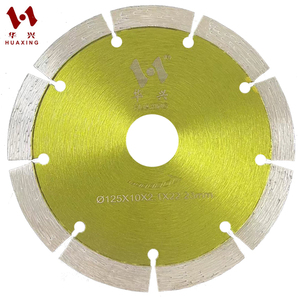 Lame de découpe diamantée 125 mm (<span class=keywords><strong>5</strong></span> pouces) pour béton, granit et pierre - Dents tranchantes pour coupe à <span class=keywords><strong>sec</strong></span> pour découpeuse manuelle - Product Image 5