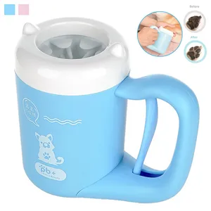 Detachable 2022 Pet Washing Products Dropshipping In Stock Portable Portable Pet Paw Cleaning Cup Dog Feet Cleaner Supplier