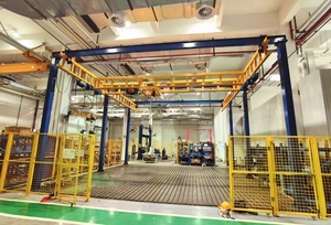 Grúa de Viga Flexible con Riel de Suspensión para Pistas de Atletismo - Product Image 2