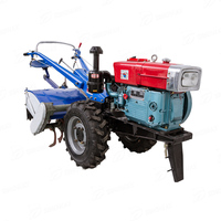 Tractor de 2 ruedas 4wd 10hp 12hp 15hp 18hp, máquina agrícola para caminar a mano