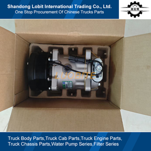 Suku Cadang Truk Mesin Sinotruk HOWO TX SITRAK G7 C7 G7S MC13H.51-61 Kompresor AC Kompresor Pendingin Udara YZ160082210056 - Product Image 2