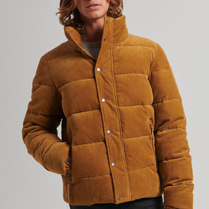 High Quality Vintage Classic the <strong>Cord</strong> <strong>Jacket</strong> With Distinctive Pattern for <strong>Men's</strong> Puffer Corduroy <strong>Jacket</strong> - Product Image 1