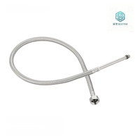 Tuyau flexible tressé EPDM robuste avec garantie de 5 ans, pour la plomberie de salle de bain, diamètre intérieur 1/2, pression de service maximale 10 bars