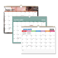 Calendrier mural personnalisé et coloré pour bureau, impression sur mesure, pas cher, pour 2026 et 2027