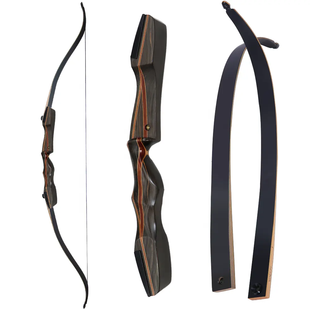 Harmony 62" Laminated Recurve Take Down Bow Recurve Bow Archery Hunting Shooting Game