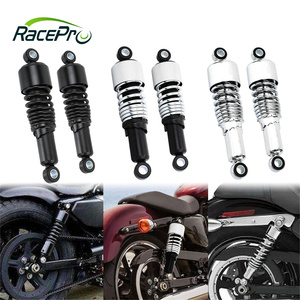 Amortiguador trasero de 267mm para motocicleta <span class=keywords><strong>Harley</strong></span> Sportster XL1200 883, muelle ajustable, Touring Road King, FLHR, <span class=keywords><strong>Dyna</strong></span> - Product Image 1