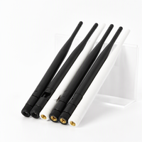 Antenne WiFi omnidirectionnelle 2,4 GHz SMA mâle à gain élevé, pliable, en caoutchouc TPE, pour routeur sans fil et caméra IP