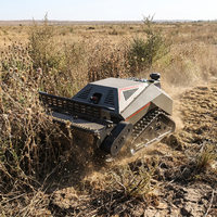 En stock, livraison rapide avec machine de remplissage, tondeuses à fléaux industrielles diesel robotisées télécommandées