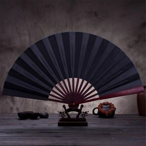 Promotion sur les éventails pliants chinois en bois de bambou de 10,6 pouces/13 pouces, style antique, pour la calligraphie et la peinture, nouveauté, décoration intérieure, cadeaux - Product Image 2