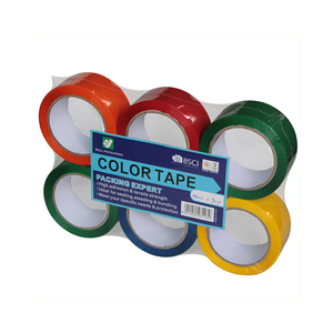 Strong Adhesion Waterproof BOPP Material Single Sided <b>Box</b> <b>Shipping</b> Adhesive Colored Packing Tape Custom Print Solid Sealing Tape - Product Image 3