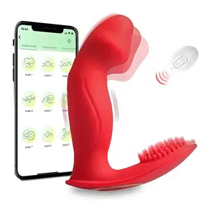 Aplikasi kontrol jarak jauh interaksi Anal Plug Butt G Spot Stimulator uniseks pasangan Vibrator