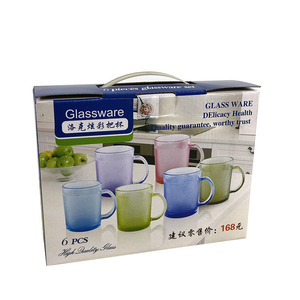 Nouveauté 2026 : <span class=keywords><strong>Verre</strong></span> à Eau Coloré Réutilisable, Tasse à Boire, Chope à Bière Avec Anse, Verres à Thé, Tasses Colorées - Product Image 6
