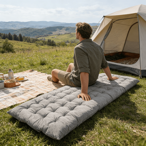 Matelas de couchage pliable multi-usages pour le <span class=keywords><strong>camping</strong></span> et la maison, tapis de couchage pliable pour tente, voyage, randonnée - Product Image 6