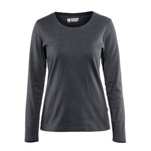 BLAKLADER - 330110329800XXXL Camiseta de manga larga para mujer Gris oscuro-EAN 7330509587034 CAMISETAS Y POLOS DE TRABAJO - Product Image 1
