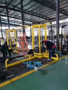 อุปกรณ์ฟิตเนส ASM-L1028 จัดแสดงในงานแสดงสินค้ากีฬาจีน เครื่องออกกำลังกาย 8 สถานี อุปกรณ์ออกกำลังกายในยิม เครื่องออกกำลังกายอเนกประสงค์ ASM-L1 - Product Image 3
