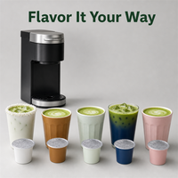 Capsules de café expresso matcha veloutées, riches et onctueuses, pour machine à café individuelle, prix de gros