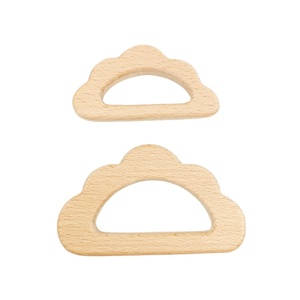 De madera de haya nube juego gimnasio Juguetes DIY ducha regalo colgantes de joyería