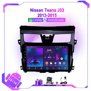 Android 12 Auto pour Nissan Teana J33 2013-2015 Car Radio Multimedia Video Player Navigation GPS Carplay WIFI + <span class=keywords><strong>4G</strong></span> Autoradio DSP FM - Product Image 2