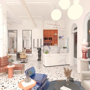 LUX Fashion New Hair Salon Display Counter Furniture for Barber Shop - Product Image 3