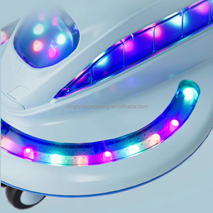 Coche de Empuje Multifuncional de Plástico para Niños de 2 Años, Columpio Giratorio con Pedales, Reproductor de Música <span class=keywords><strong>MP3</strong></span>, Duradero, Seguro, Carga de 160 kg - Product Image 4