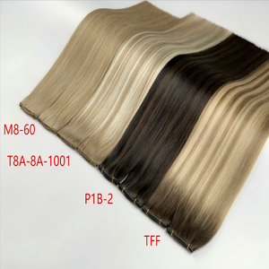 Extensiones de cabello humano de alta calidad Genius Weft Naturhaar Genius Wefts Genius Weft Brown - Product Image 2